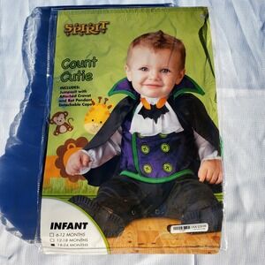 Spirit Halloween ♤ COUNT CUTIE ♤ Infant‎ Costume ♤ Size 18-24 Months ♤ NIP